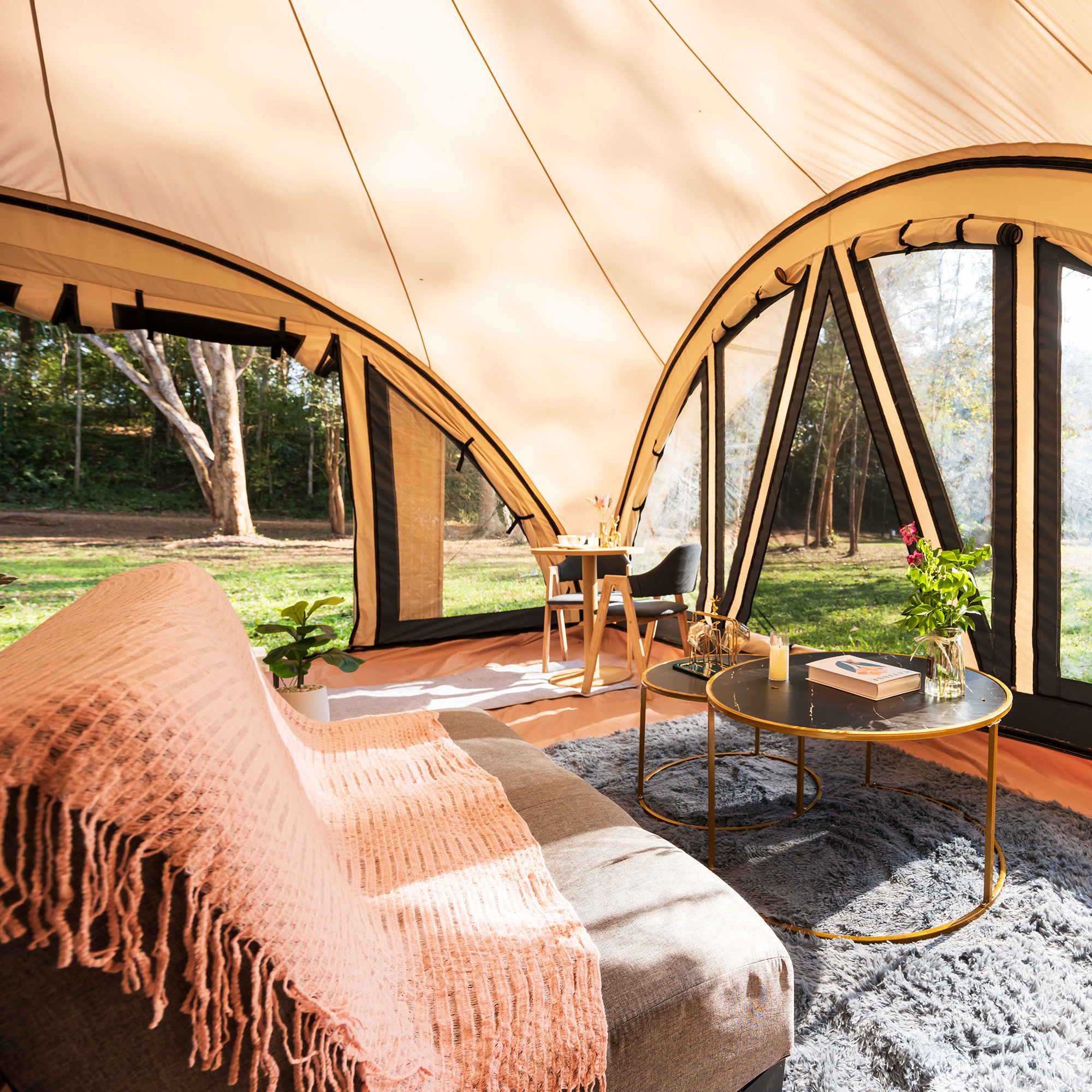 Asher Tent: Redefining Daylighting in Luxury Camping 